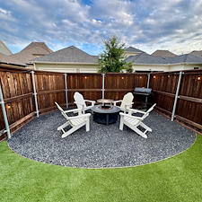 Backyard-Redesign-with-Artificial-Turf-Putting-Green-Landscape-Rock-Installation-in-McKinney-TX 12